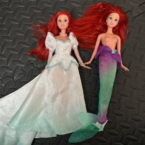 Little mermaid dolls.